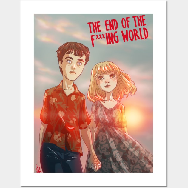 The End of the F***ing World Wall Art by RossellaVicari